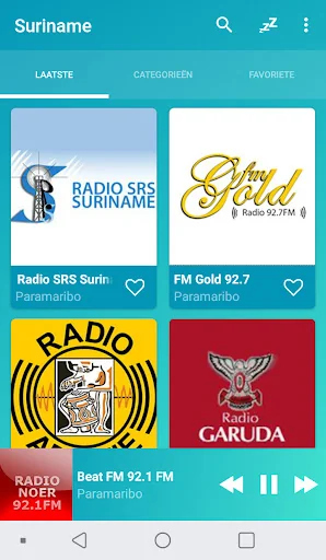 Suriname radios online