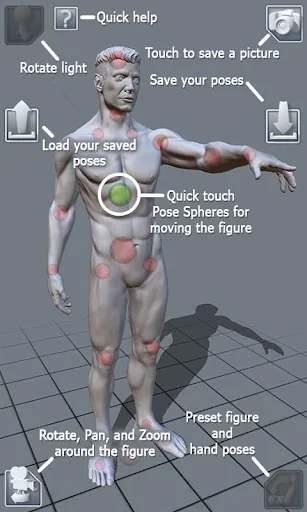 ArtPose Male Edition screenshot 2