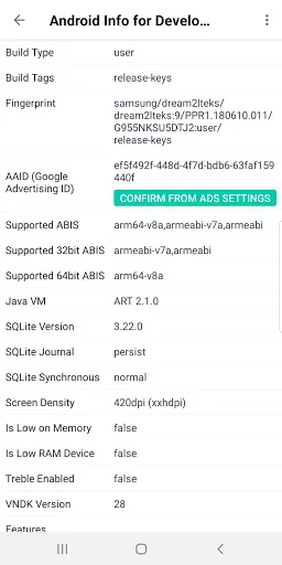 Android Development Info