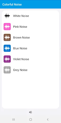 Colorful White Noise