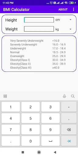 BMI Calculator