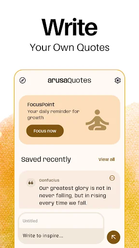 Make Your Quotes - arusaQuotes screenshot 1