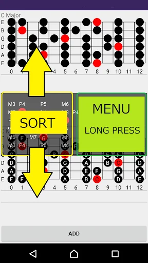 Guitar Scales Free - Fretboard screenshot 1