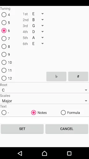 Guitar Scales Free - Fretboard screenshot 2