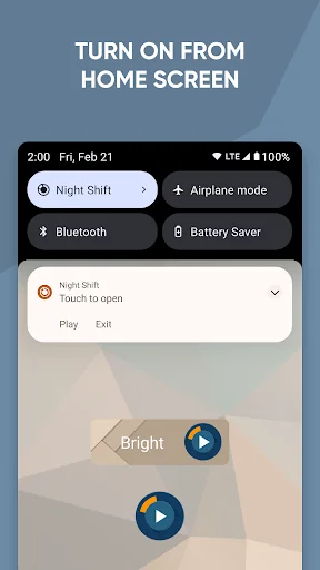 Night Shift: Blue light filter screenshot 2