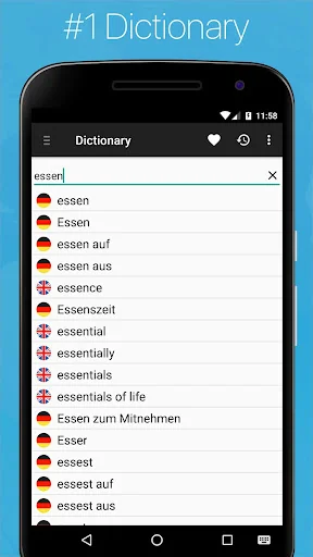 German English Dictionary screenshot 2