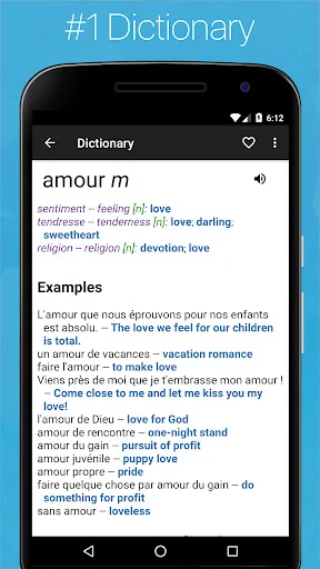 French English Dictionary screenshot 1
