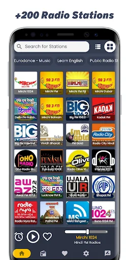 Hindi Fm Radios - Online Radio screenshot 1
