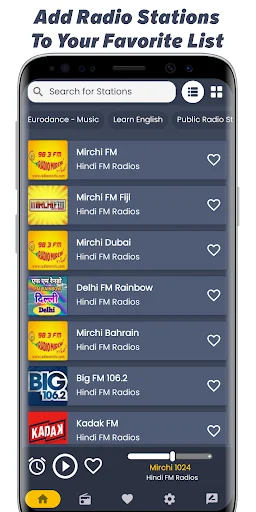 Hindi Fm Radios - Online Radio screenshot 2
