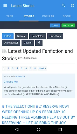 Asianfanfics screenshot 3