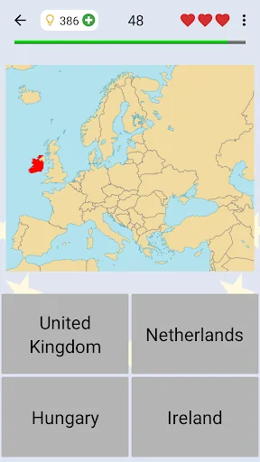 European Countries - Maps Quiz screenshot 1