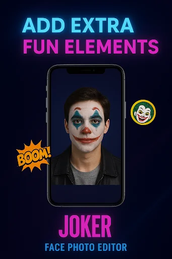 Joker Face Photo Editor