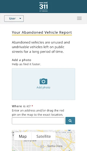 San José 311 screenshot 4