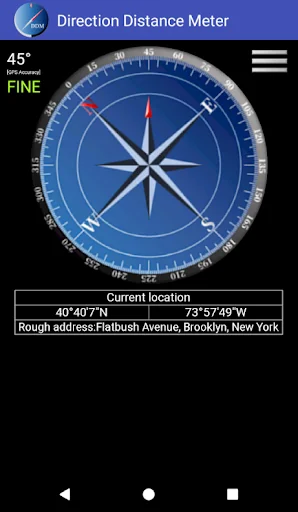 Direction Distance Meter