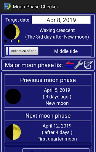 Moon Phase Checker
