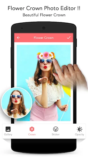 Flower Crown Photo Editor screenshot 2