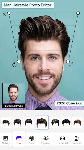 Man Hairstyle Photo Editor