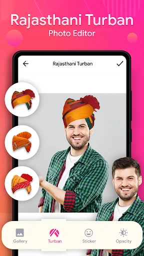 Rajasthani Turban Photo Editor