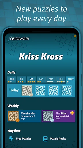 Astraware Kriss Kross screenshot 4