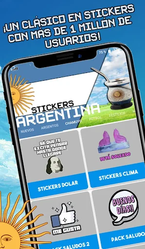 Argentine Stickers screenshot 1