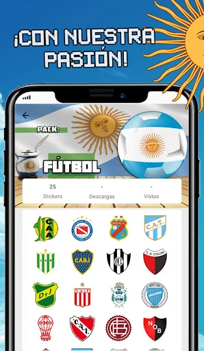 Argentine Stickers screenshot 3
