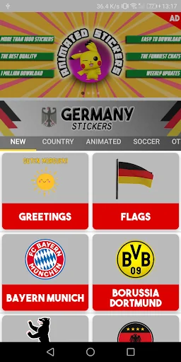 Germany Stickers for WhatsApp