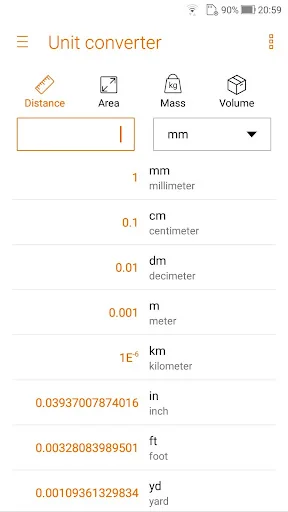 Calculator - unit converter screenshot 3