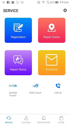 MyASUS - Service Center