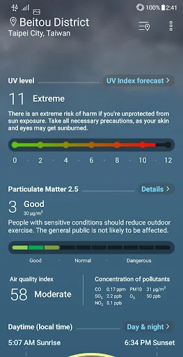 ASUS Weather screenshot 2