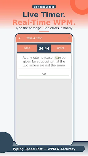 Typing Speed Test For Exam screenshot 4