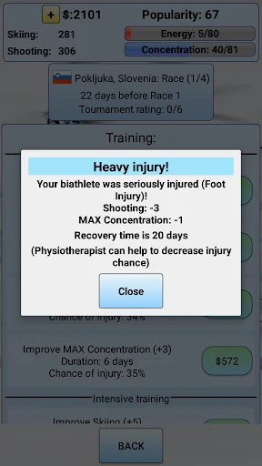 Biathlon Manager 2018 screenshot 4