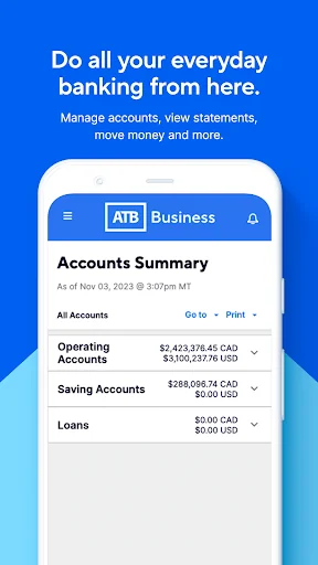 ATB Business - Mobile Banking screenshot 1