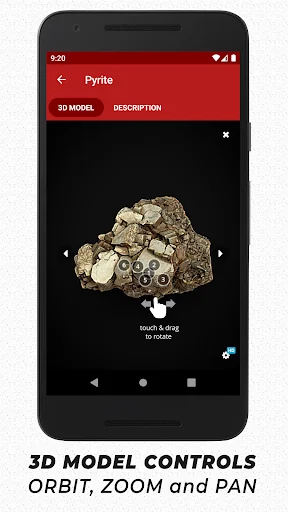 Atlas of 3D Rocks and Minerals screenshot 3