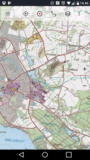 Denmark Topo Maps