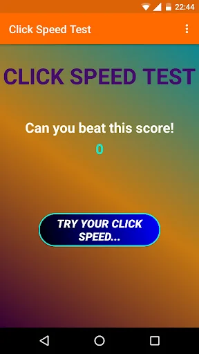 Click Speed Test