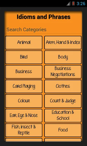 Idioms & Phrases with Meaning