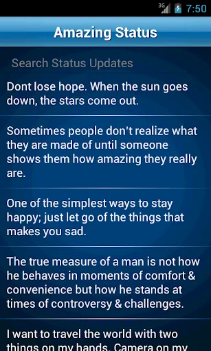 Status Quotes Collection screenshot 2