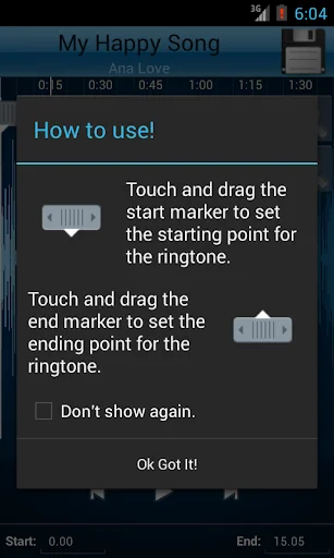 MP3 Cutter and Ringtone Maker screenshot 2