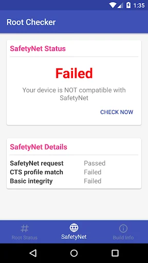 Root and SafetyNet Checker screenshot 2