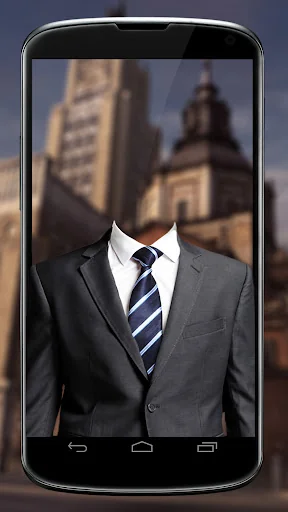 Man Suit Camera