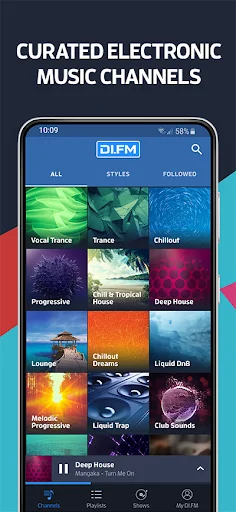 DI.FM: Electronic Music Radio screenshot 1
