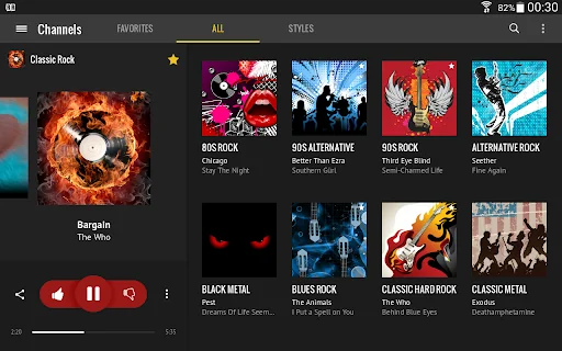 Rock Radio screenshot 1