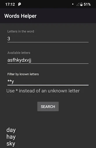 Words Search