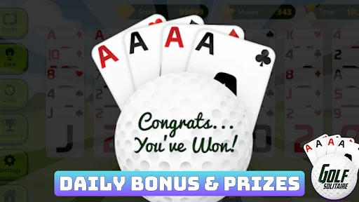Golf Solitaire - Card Game screenshot 2