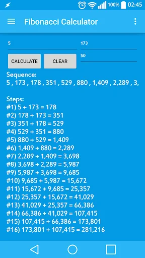 Fibonacci Calculator