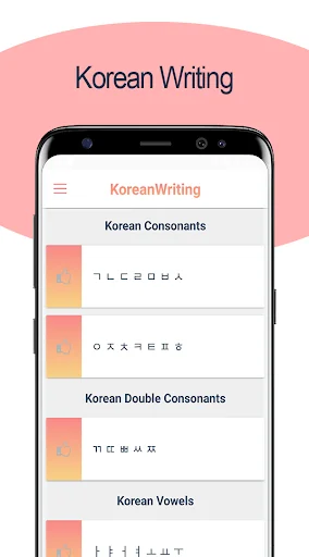 Korean Alphabet Writing Awabe screenshot 2