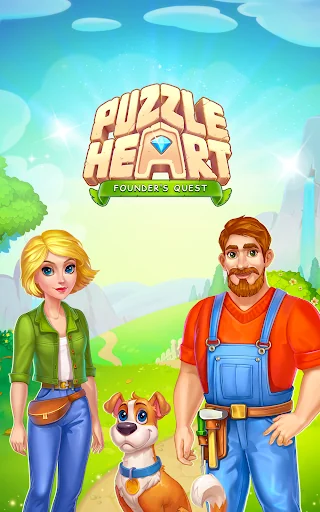 Puzzle Heart Match-3 in a Row