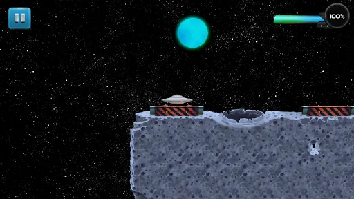 UFO Lander: flying saucer game screenshot 1
