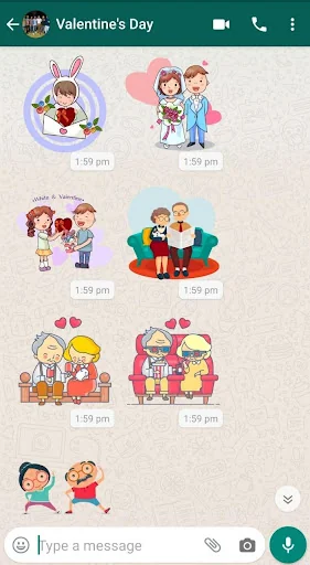 Valentine’s Day Stickers screenshot 3