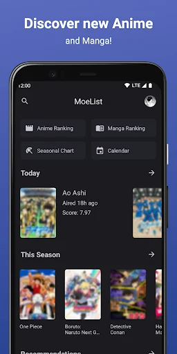 MoeList - MyAnimeList Client screenshot 1